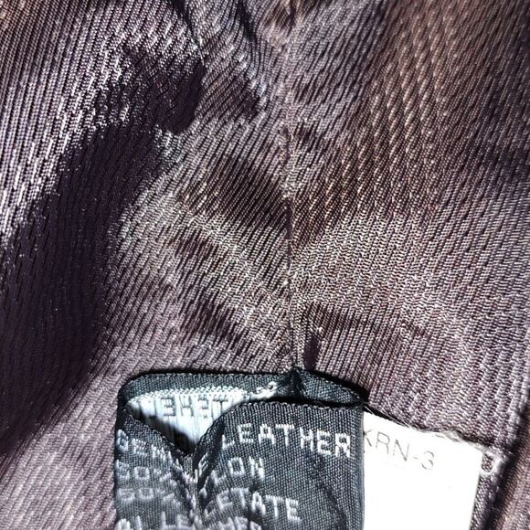 Adler collection realnz lambskin brown leather jacket Sz M - Picture 8 of 8